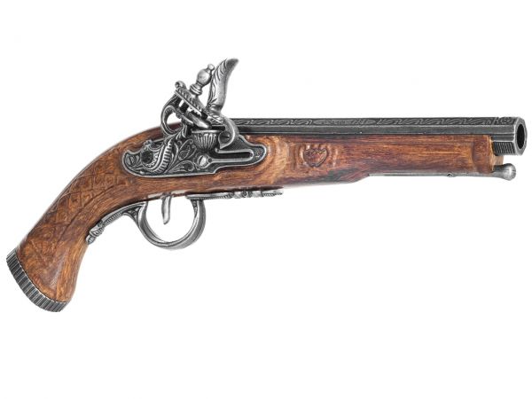 Hadley 1780 Achtkantlauf Steinschloss Pistole Deko