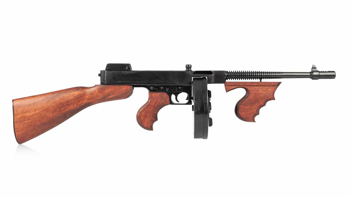 M1928 Thompson Deko Maschinenpistole Chicago Typewriter | Waffen 