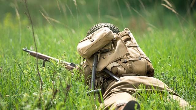 Militär Rucksäcke im Feld