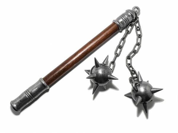 Deko Morgenstern Streitflegel mit 2 Kugeln