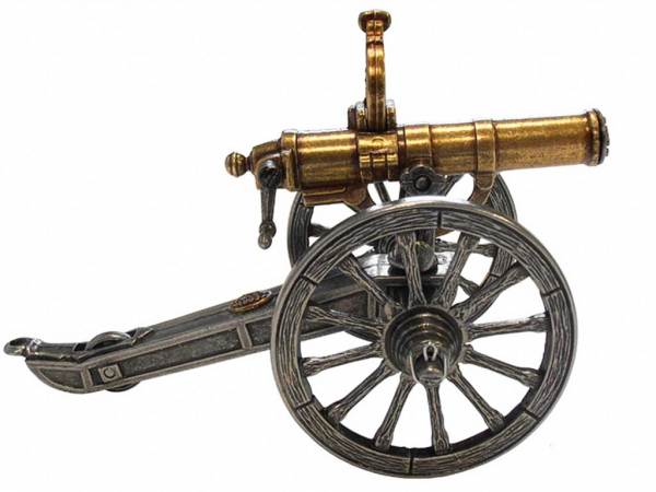 Gatling Gun Deko Kanone - Detailansicht der Modellkanone