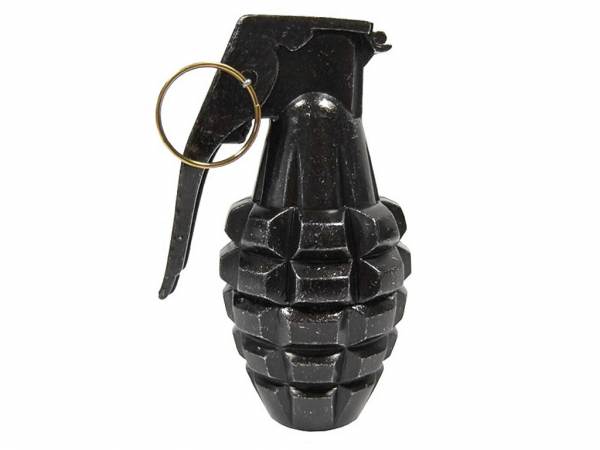 Ananas Handgranate MK2 - Deko Granate in schwarz