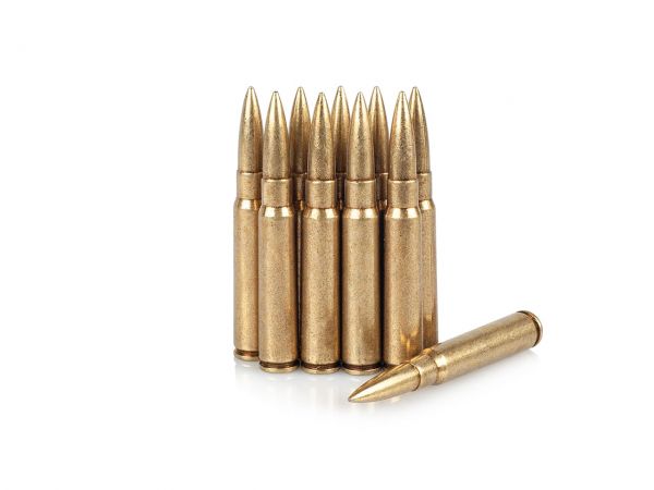 K98 Deko Munition 8x57 IS Infanterie Spitz 10 Stück Dekopatronen