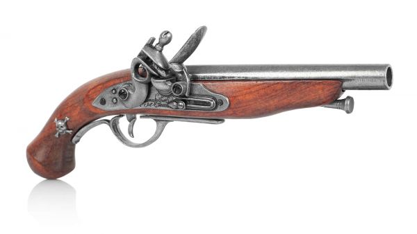 Französische Piratenpistole Deko - Amerika 1780