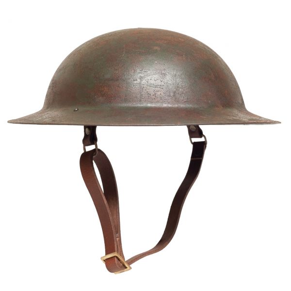 US Brodie Helm M1917 Tellerhelm - mit Patina