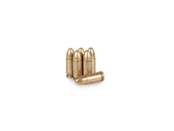 9mm Para Deko Munition 5 Stück Parabellum Dekopatronen