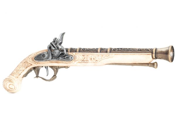 Blunderbuss Frankreich 1760 Piraten Tromblon - Elfenbein Finish