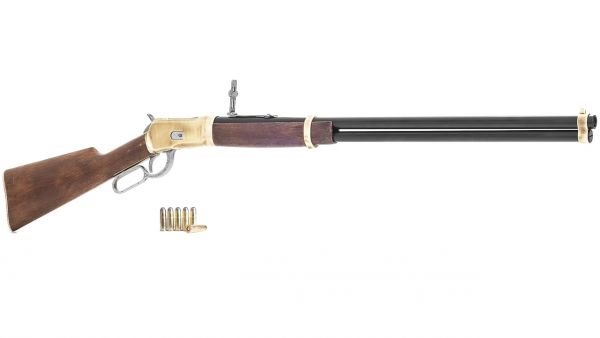 Winchester 92 Deko SRC Long Range mit Dekopatronen - Messing Finish
