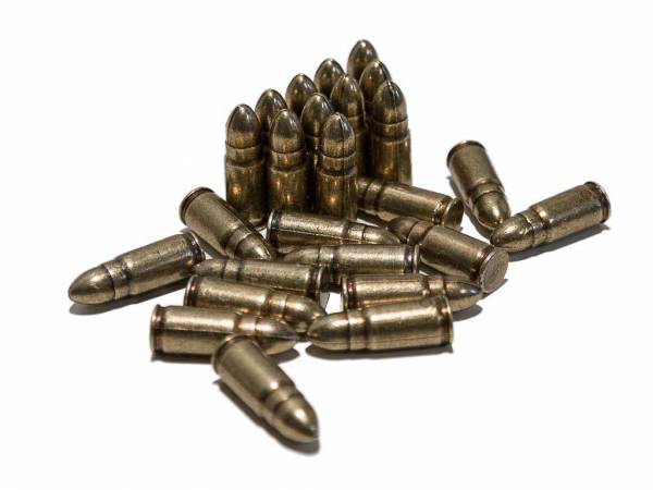 25 Parabellum Dekopatronen als 7,65 mm Luger Deko Munition