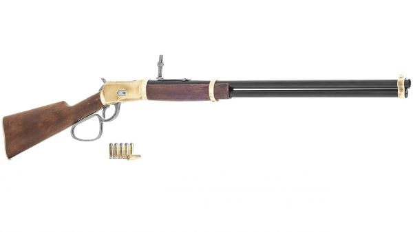 Winchester 92 Deko SRC Long Range Large Loop mit Dekopatronen - Messing Finish