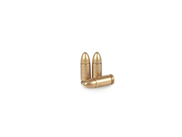 9mm Para Deko Munition 3 Stück Parabellum Dekopatronen
