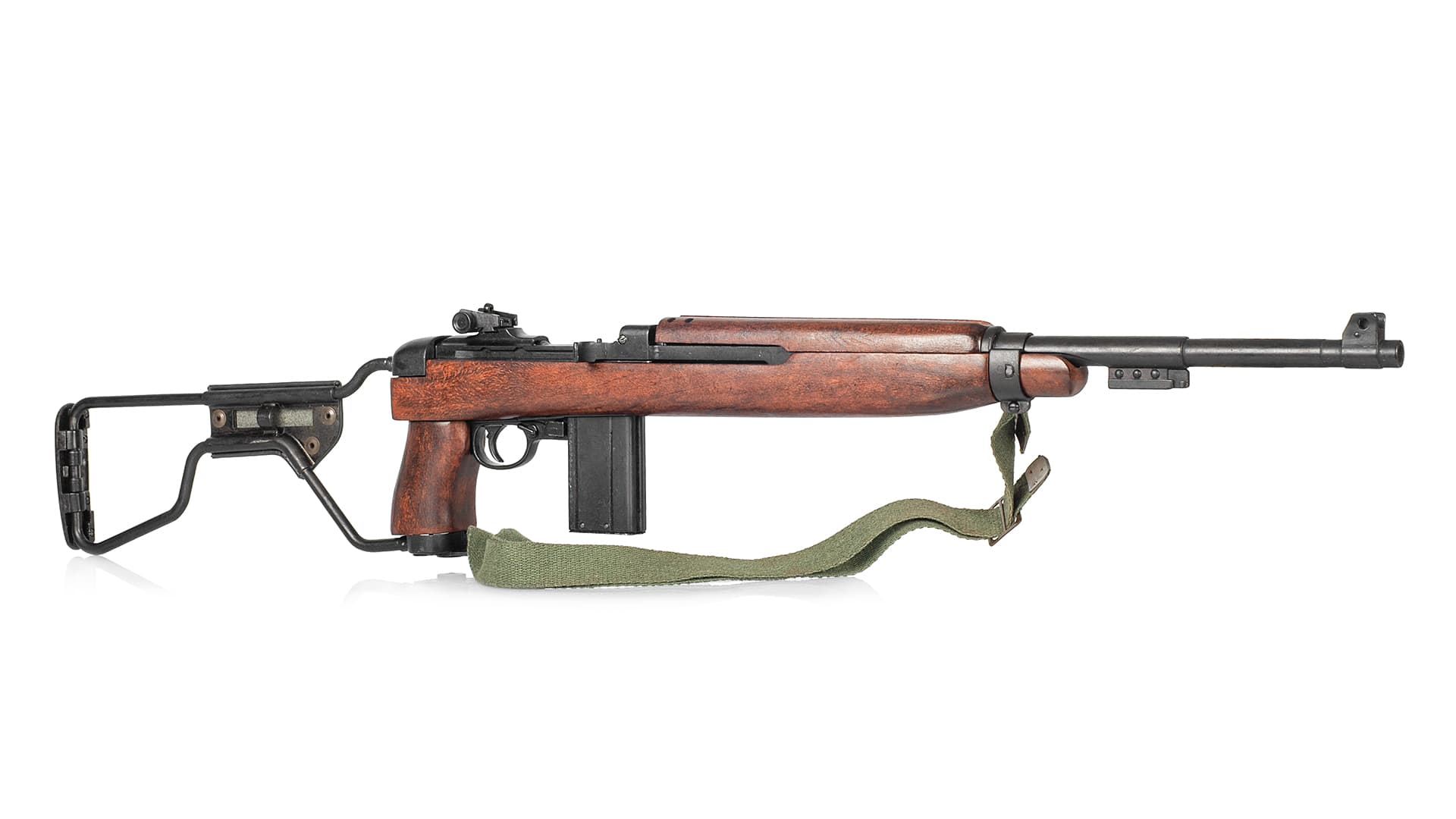 Vorschau: M1A1 Carbine .30 Deko Gewehr Paratrooper US Fallschirmjäger.