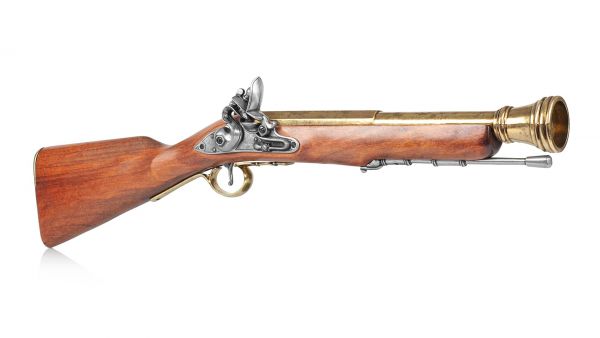 Blunderbuss Royal Navy 1800 Tromblon Deko