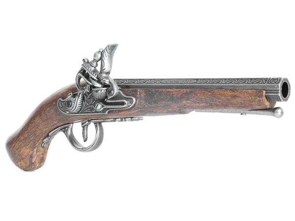 Hadley 1760 Achtkantlauf Steinschloss Pistole Deko