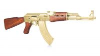 Kalaschnikow AK 47 Gold Edition Dekowaffe