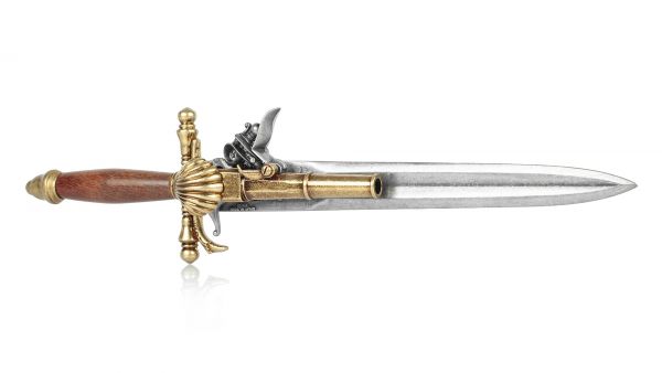 Messerpistole Dolchpistole Deko Frankreich 1800