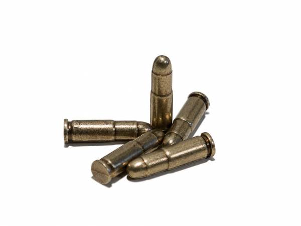 5 Dekopatronen vom Typ Winchester Deko Munition .32-20 WCF