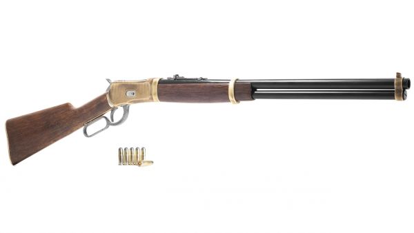 Winchester 92 Deko Model 1892 SRC mit Dekopatronen - Messing Finish