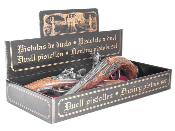 Hadley 1780 Duellpistolen Deko Set mit Geschenkbox