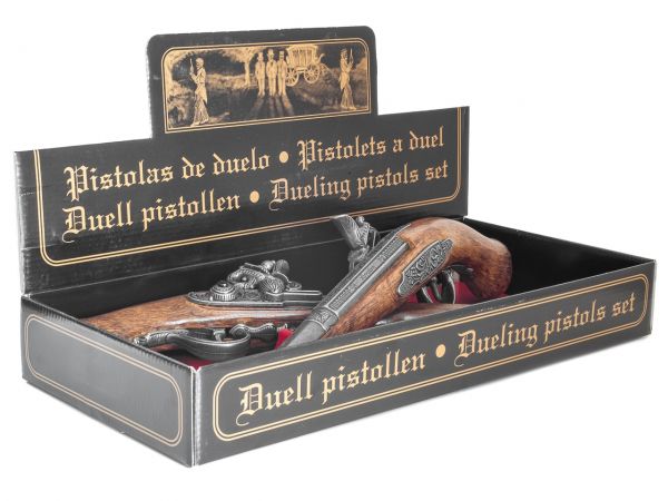 Hadley 1760 Duellpistolen Deko Set mit Geschenkbox