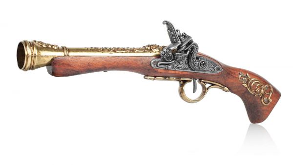 Blunderbuss Frankreich 1680 Piraten Tromblon Linkshänder Deko