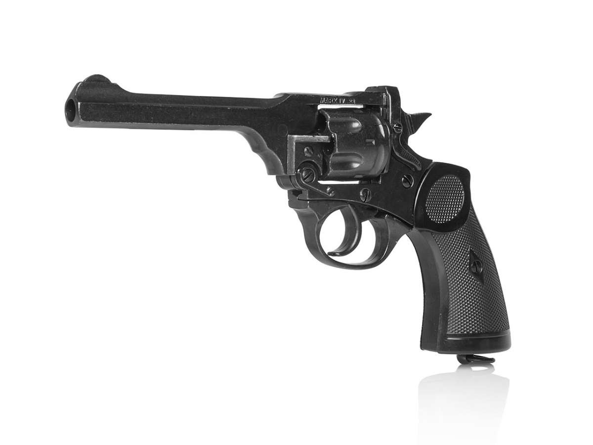 Webley MK IV .38 Deko Revolver Indiana Jones | Waffen-Schaulade