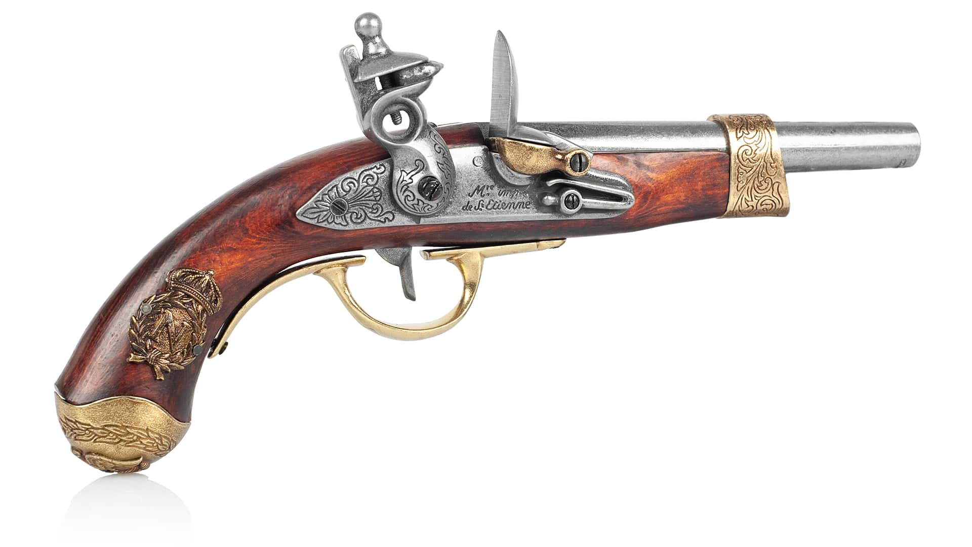 Detailgetreues Dekogewehr mit Bajonett - Frankreich 1806
